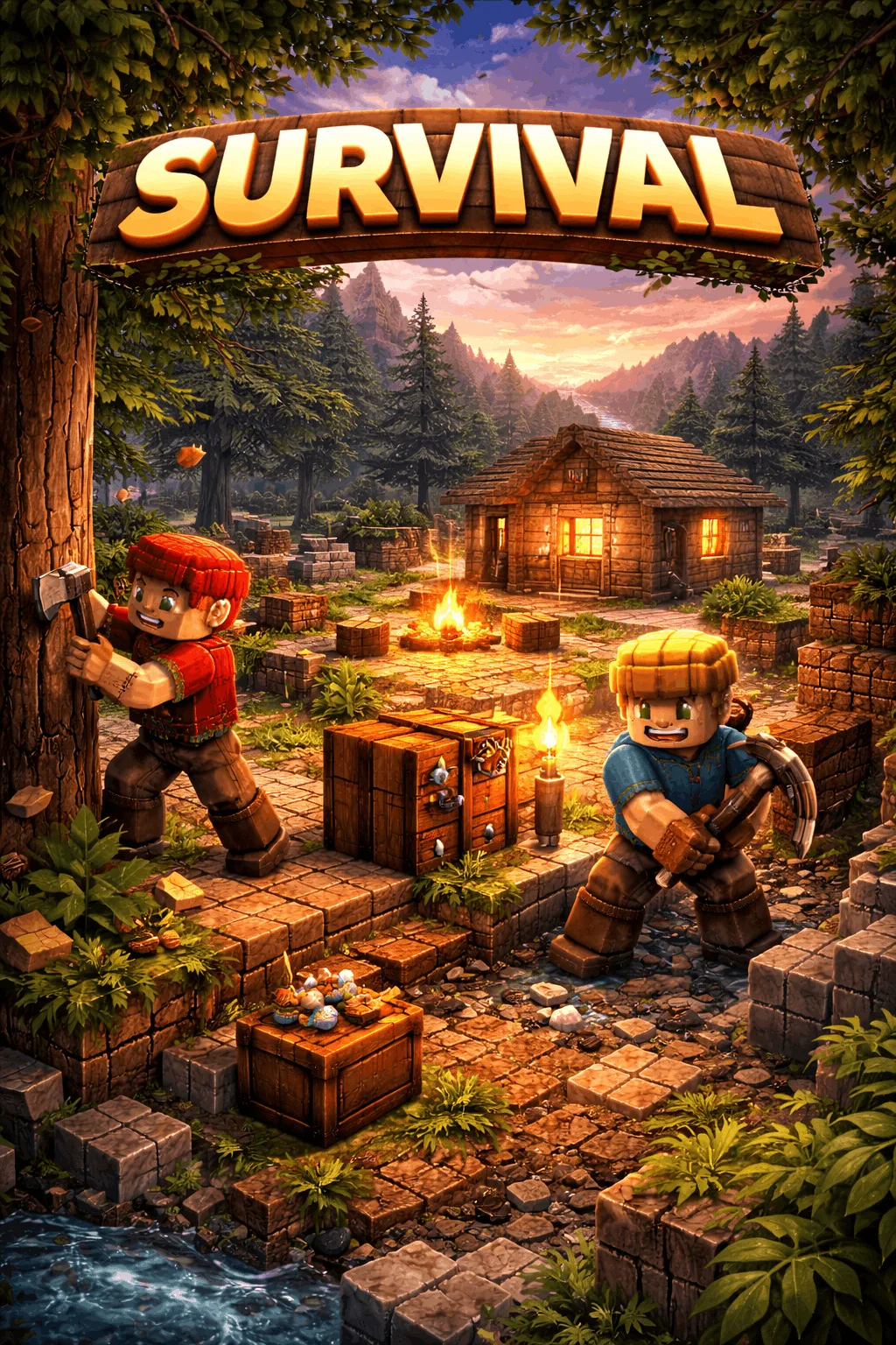 Best Survival servers list banner
