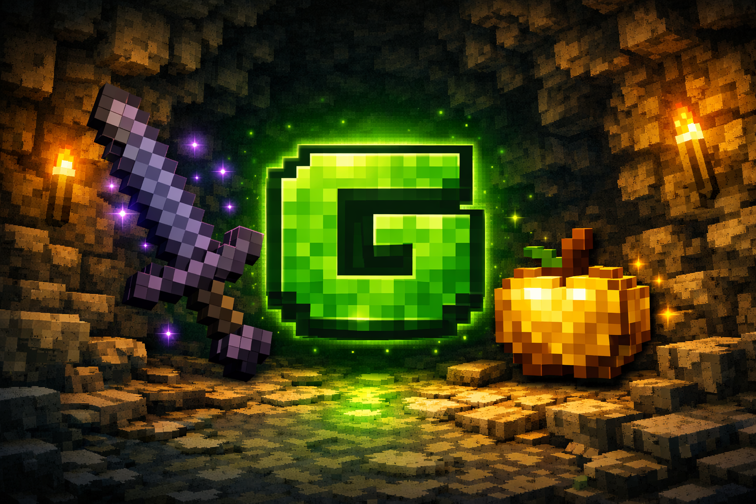 GildedGens Minecraft Realm Banner