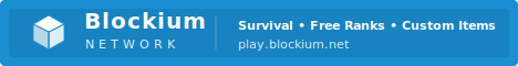 BlockiumNetwork Minecraft Server banner