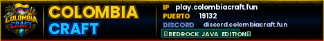 ColombiaCraft Network Minecraft Server banner