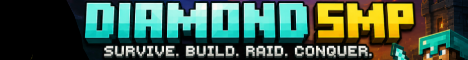 Diamond SMP Minecraft Server banner