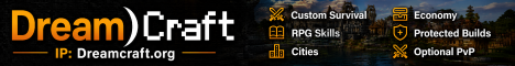 DreamCraft Minecraft Server banner