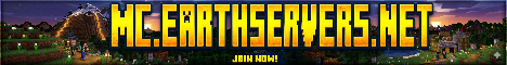 Earth Servers Minecraft Server banner