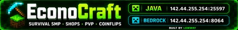 EconoCraft Minecraft Server banner