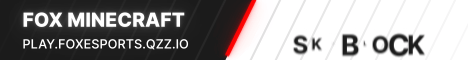 FOX Minecraft Network Minecraft Server banner