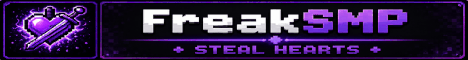 FreakSMP Minecraft Server banner