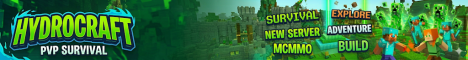 HydroCraft Minecraft Server banner