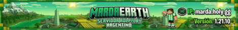 Marda Earth Minecraft Server banner