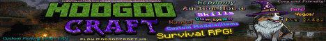 MooGoo Craft Minecraft Server banner