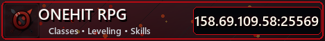 OneHit Minecraft Server banner