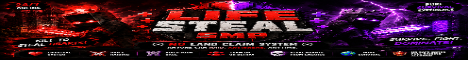 Op life steal Minecraft Server banner