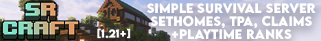 SR Craft Minecraft Server banner