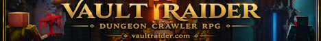 Vault Raider RPG Minecraft Server banner