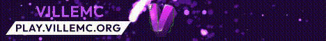 VilleMC Minecraft Server banner