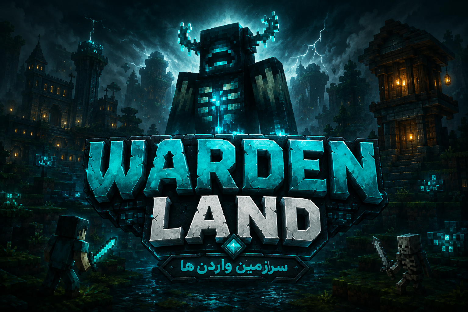 wardenland | survival and roleplay Minecraft Server banner