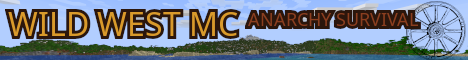 Wild West MC Minecraft Server banner