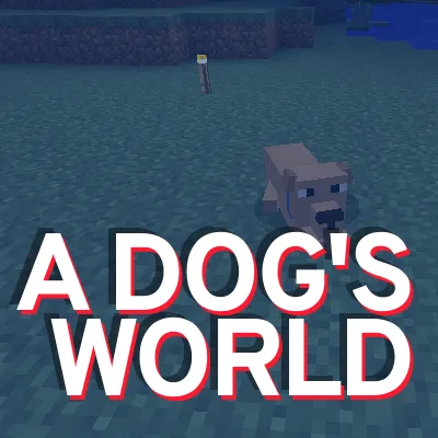 A Dog's World tag banner