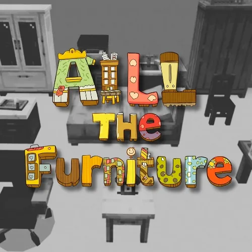 All the furniture. tag banner