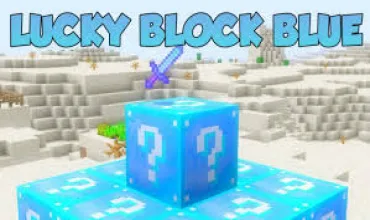 Asa Delta c\ Lucky Block Azul tag banner