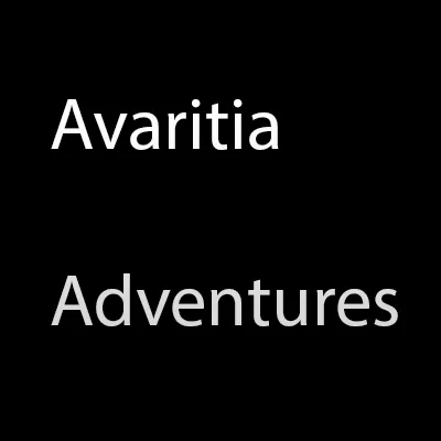 Avaritia Adventures tag banner