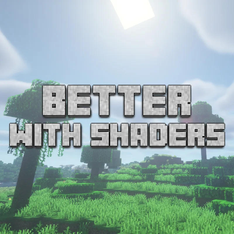 Better with Shaders tag banner