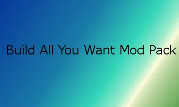 Build All You Want Pack tag banner