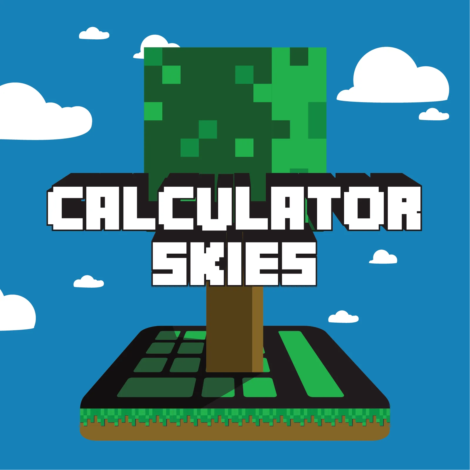 Calculator Skies tag banner