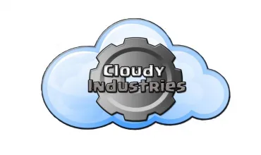 Cloudy Industries tag banner