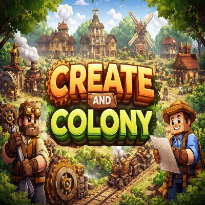 CREATE and COLONY - Better features with Create and MineColonies tag banner