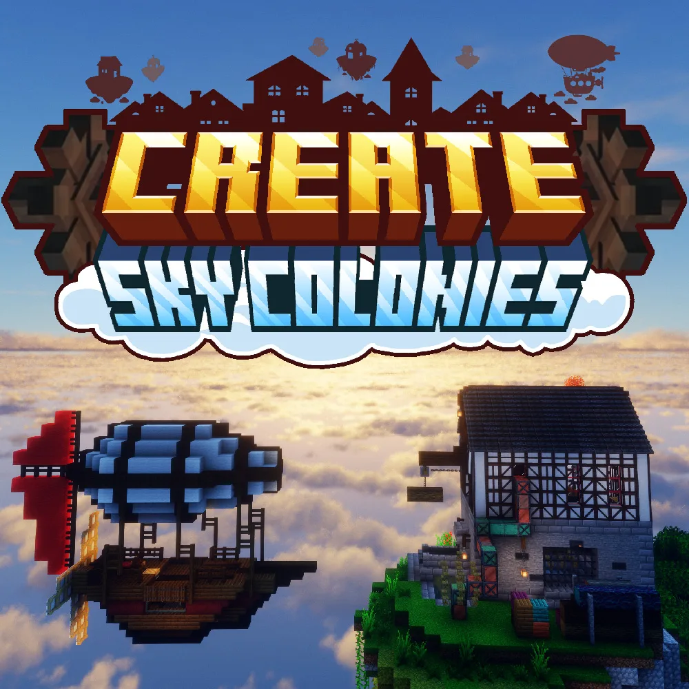 Create Sky Colonies - Valkyrian Skies X Create 6.0 tag banner