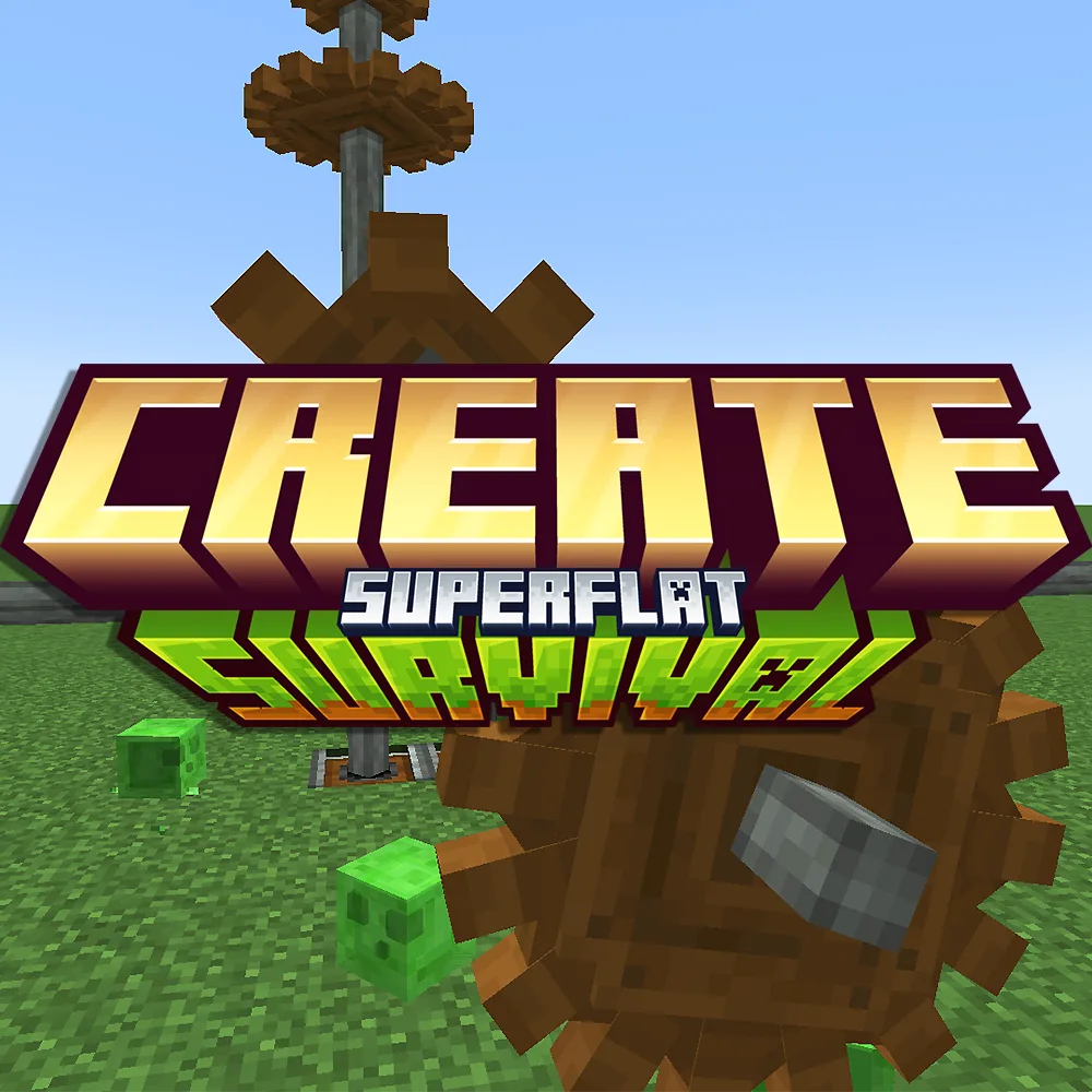 Create: Superflat Survival tag banner