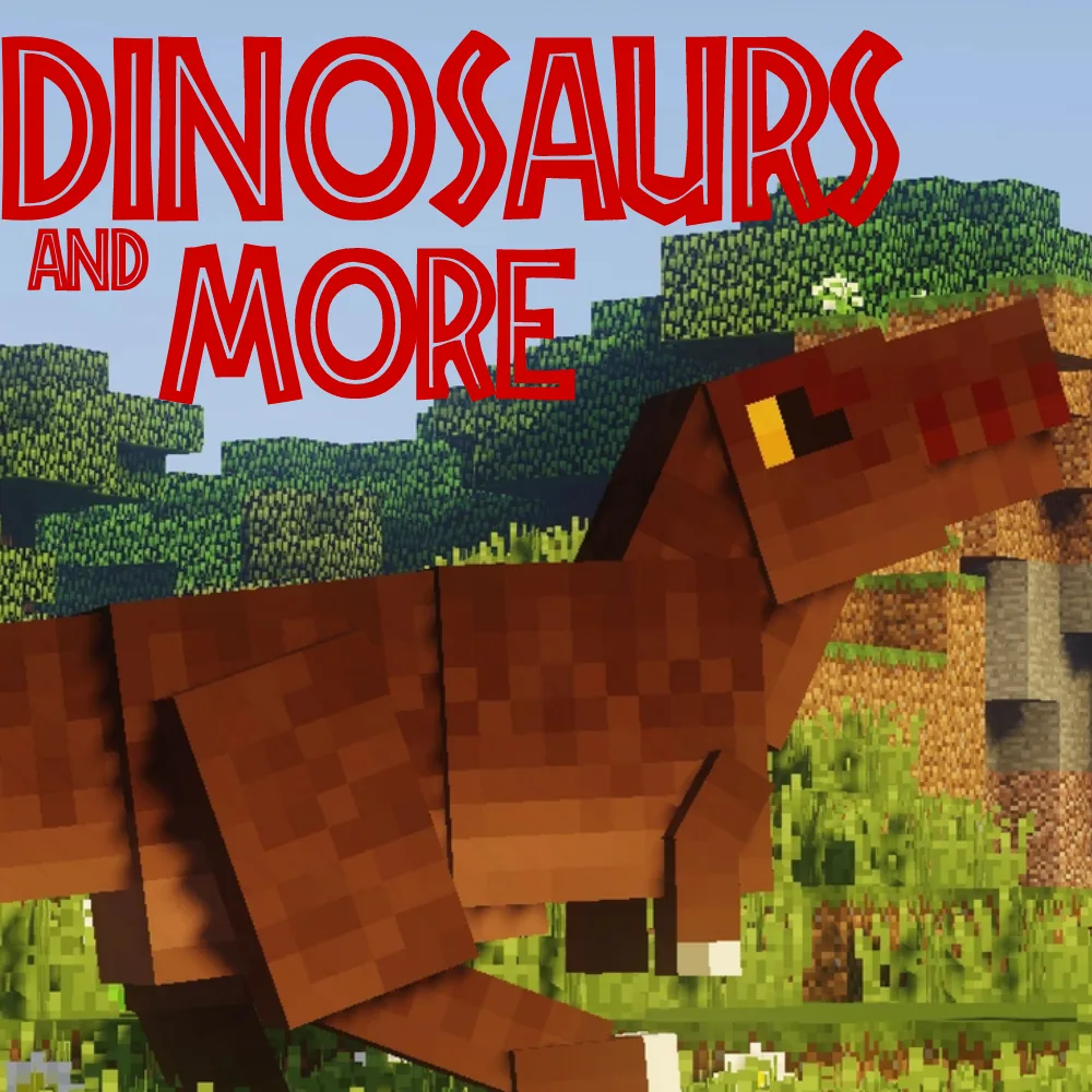 Dinosaurs and More tag banner