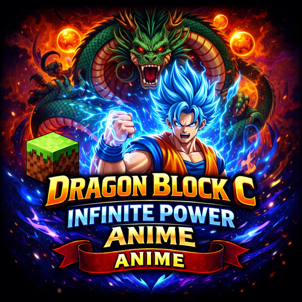 Dragon Block C Infinite Power Anime tag banner