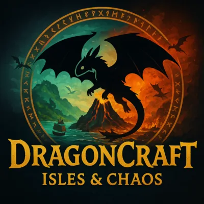 DragonCraft Isle and Chaos tag banner
