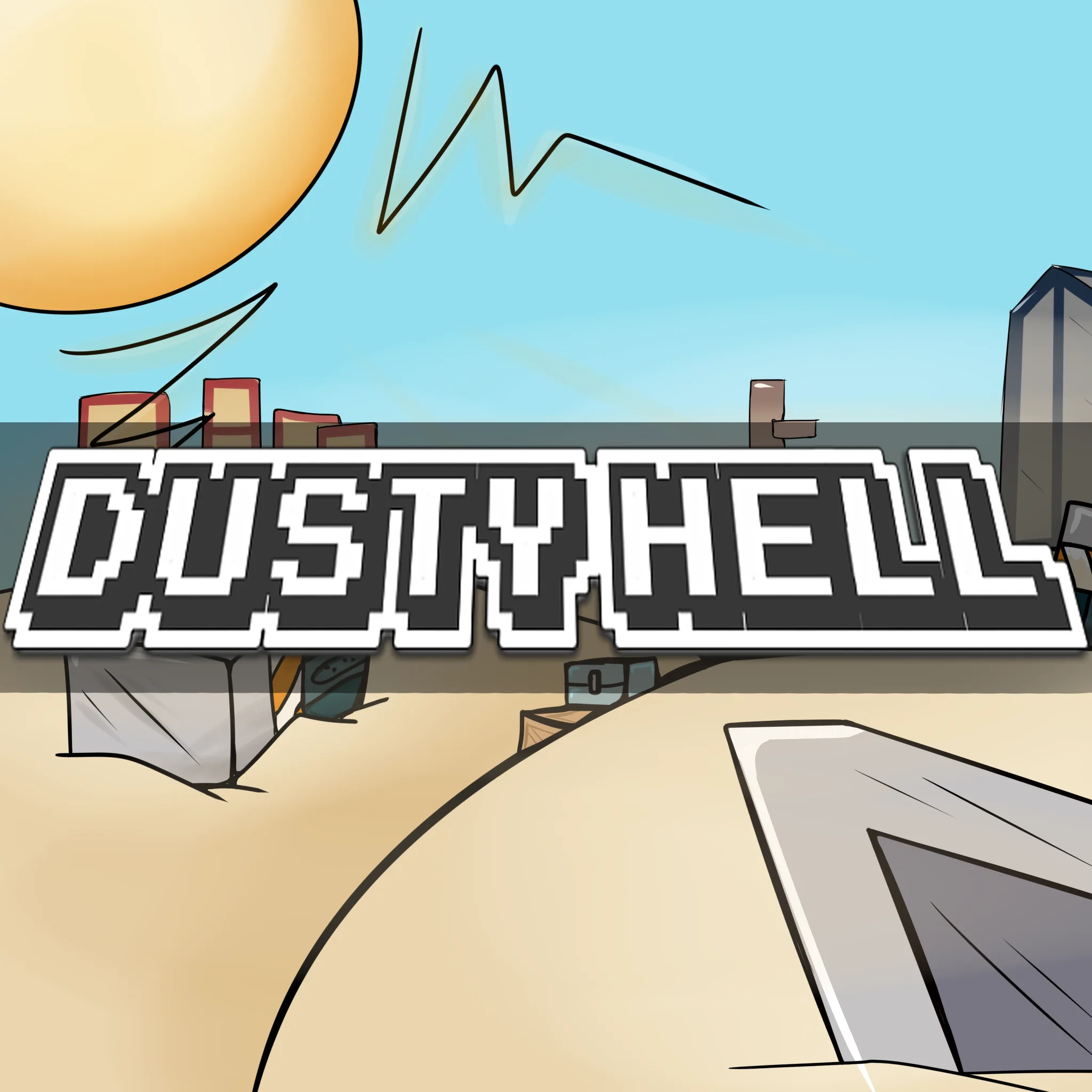 Dusty Hell tag banner