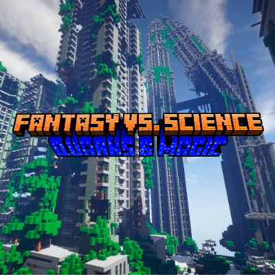 Fantasy Vs. Science Quarks & Magic tag banner