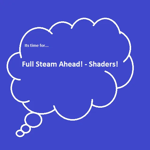 Full Steam Ahead - Shaders tag banner