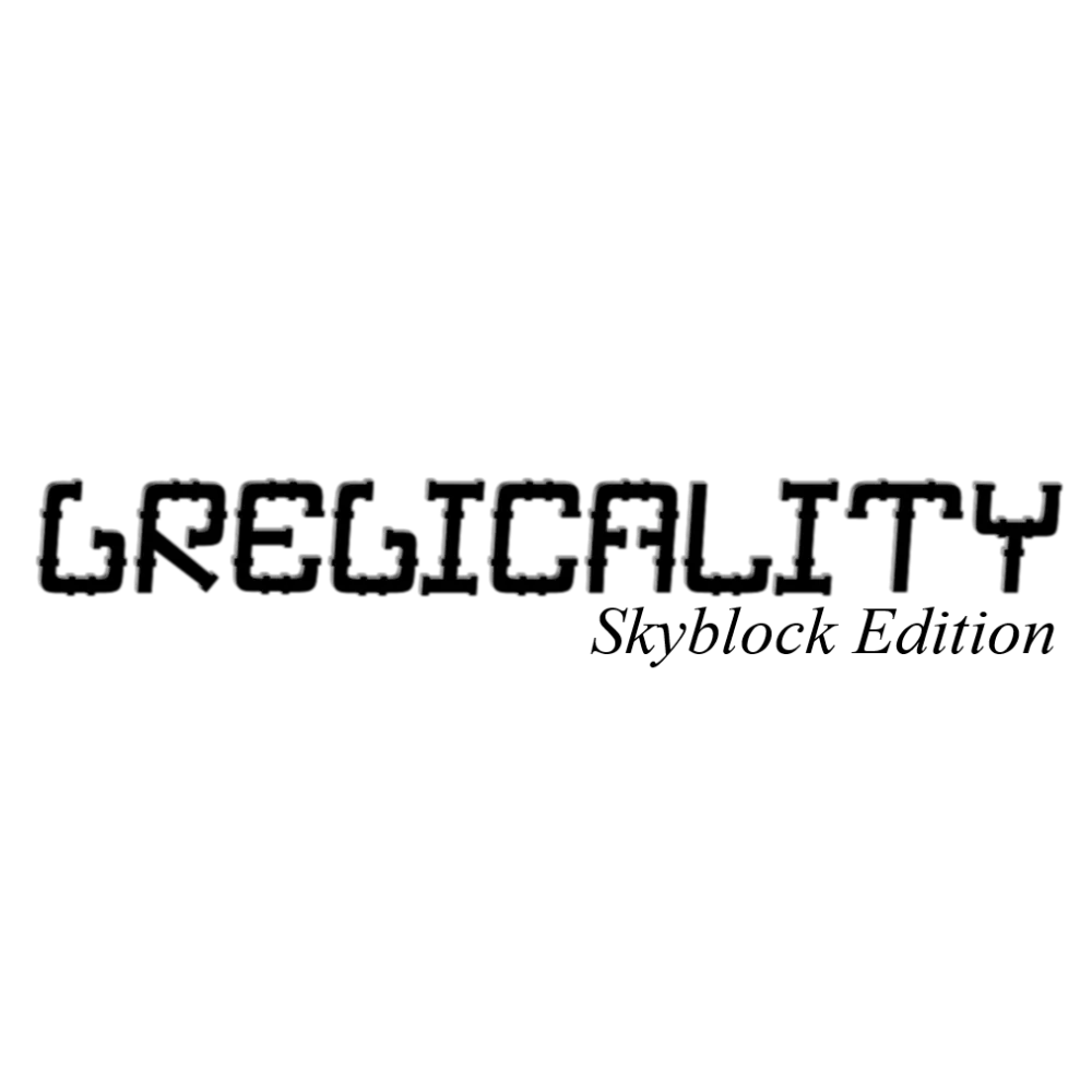 Gregicality Skyblock Edition tag banner