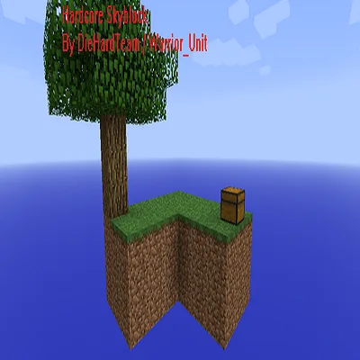 Hardcore Skyblock tag banner