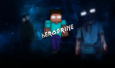 Herobrine (1.7.10) tag banner
