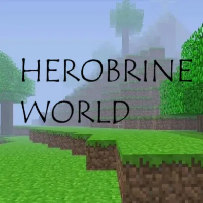Herobrine World (Herobrine and Scary Players) tag banner
