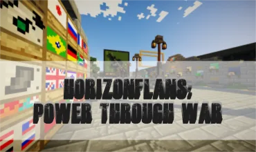 HorizonFlans Power Through War tag banner