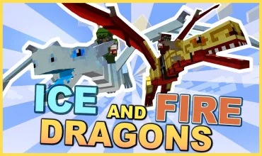Ice and Fire Drachen Modpack tag banner