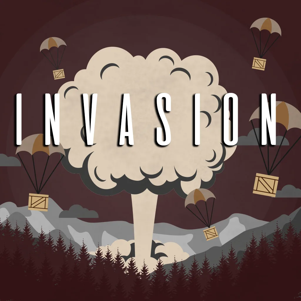 Invasion tag banner