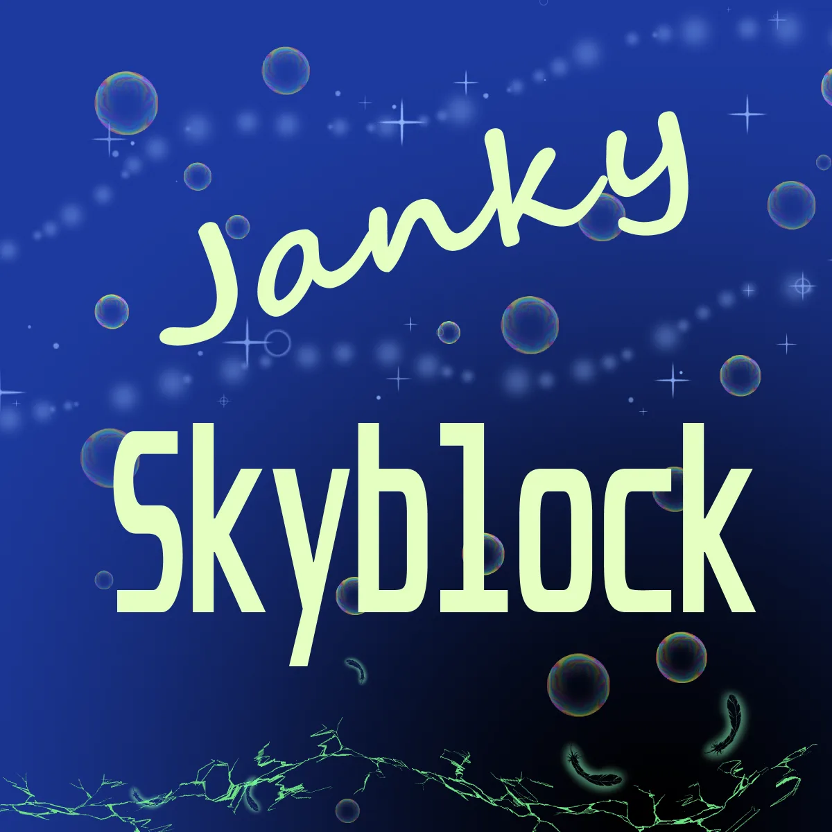 Janky Skyblock tag banner