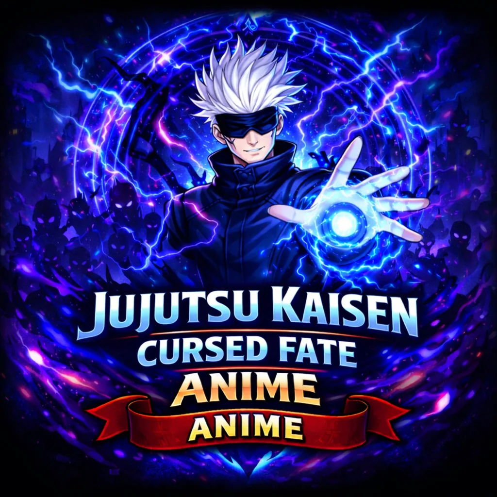 Jujutsu Kaisen Cursed Fate Anime tag banner