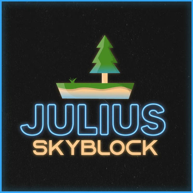 Julius' Skyblock tag banner
