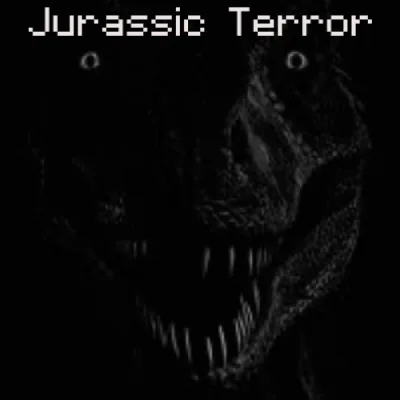 Jurassic Terror - A horror jurassic experience tag banner