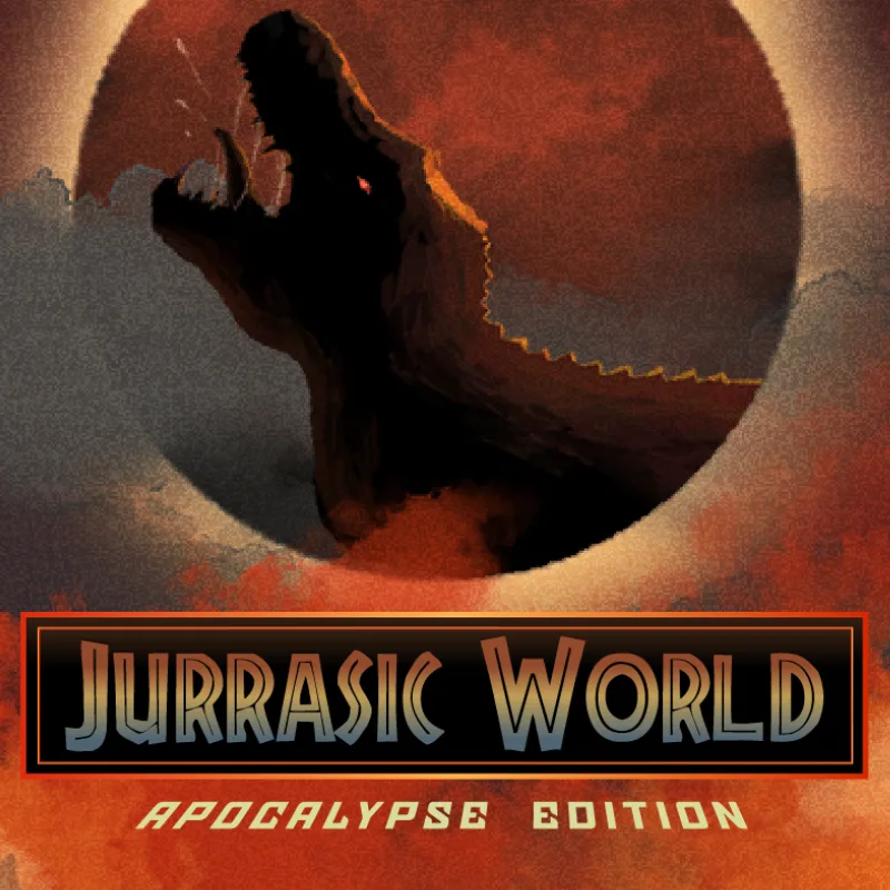 Jurassic World - Apocalypse Edition tag banner