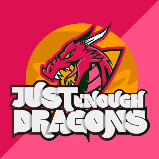 Just Enough Dragons tag banner